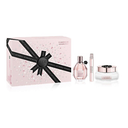 Парфюмерный набор Flowerbomb Парфюмерная вода+молочко для тела+миниатюра