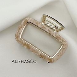 Крабик для волос металлический To be blossom Style