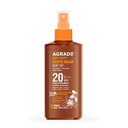 Солнцезащитное масло для загара SPF20