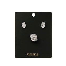 Набор: серьги и кольцо Allure