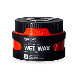 Воск для укладки волос 01 Wet Wax Hair Styling