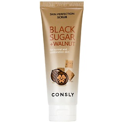 Скраб для лица с черным сахаром и экстрактом грецкого ореха Black Sugar & Walnut Skin Perfection Scrub