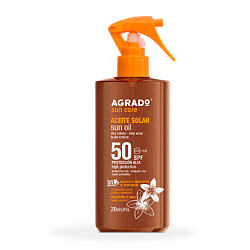 Солнцезащитное масло для загара SPF50