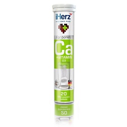 Кальций + витамин D3 шипучие таблетки Ca + Vitamin D3 Effervescent Tablets
