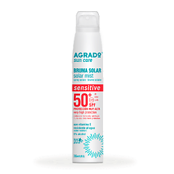 Солнцезащитный спрей-мист для чувствительной кожи SPF50+