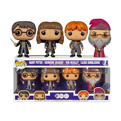Набор фигурок Harry Potter: Harry, Hermione, Dumbledore, Ron