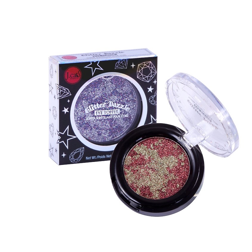 

J. CAT BEAUTY Топпер для век Glitter Dazzle, Топпер для век Glitter Dazzle