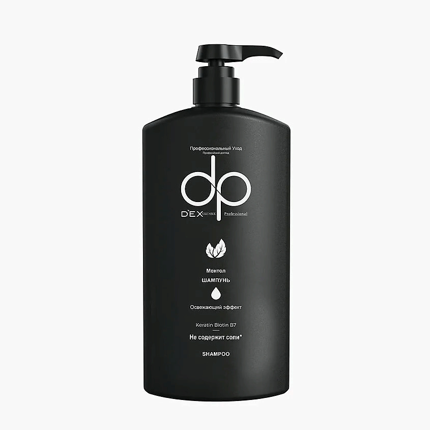 фото Dexclusive шампунь для волос ментол professional shampoo 500