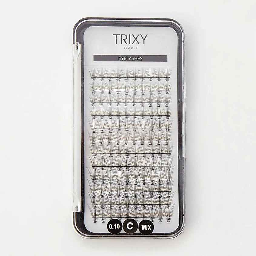 TRIXY BEAUTY Ресницы-пучки (0.10 мм, MIX) – фото 3