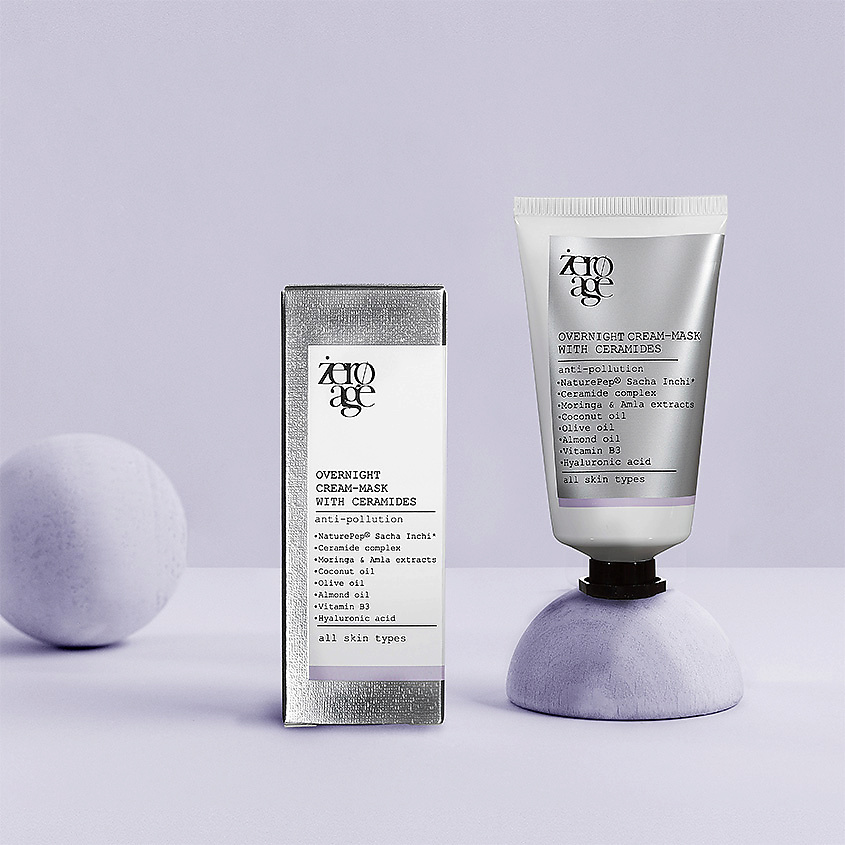 ZERO AGE Ночная крем-маска с церамидами Overnight Cream-Mask Ceramides – фото 2