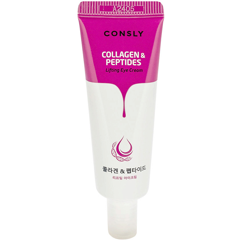CONSLY Лифтинг-крем для век с пептидами и коллагеном Collagen & Peptides Lifting Eye Cream – фото 4