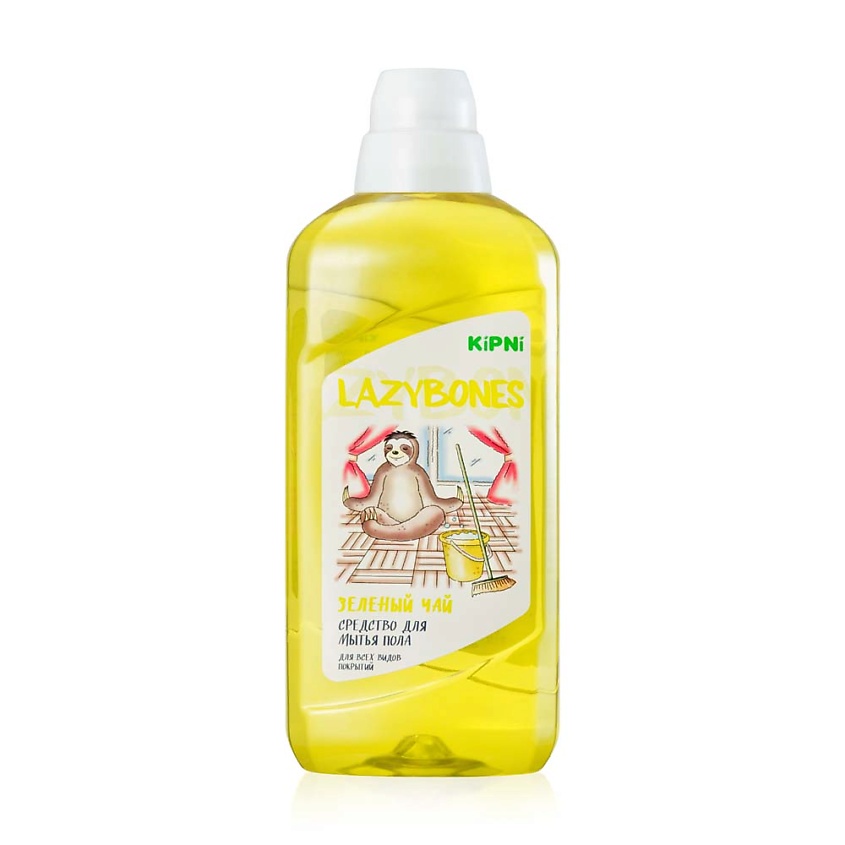 Изображение товара KIPNI Средство для мытья пола с мерным колпачком Зеленый чай, 1000 мл