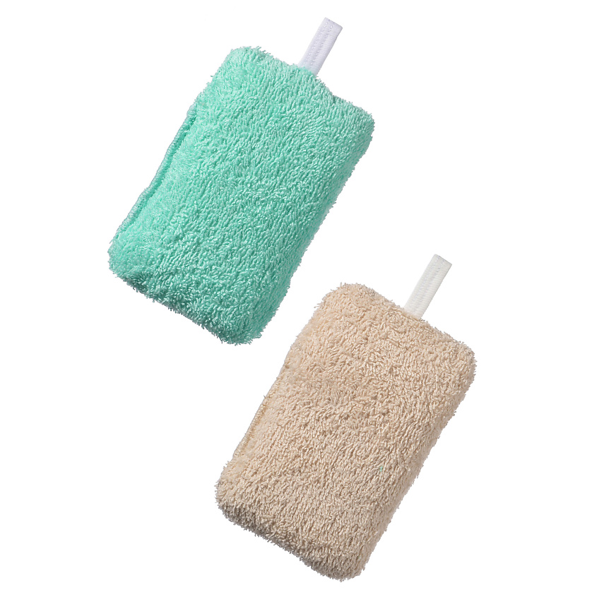 Изображение товара UVITON Мочалка для новорожденных 0+ мес., 2 шт., Бирюзовый