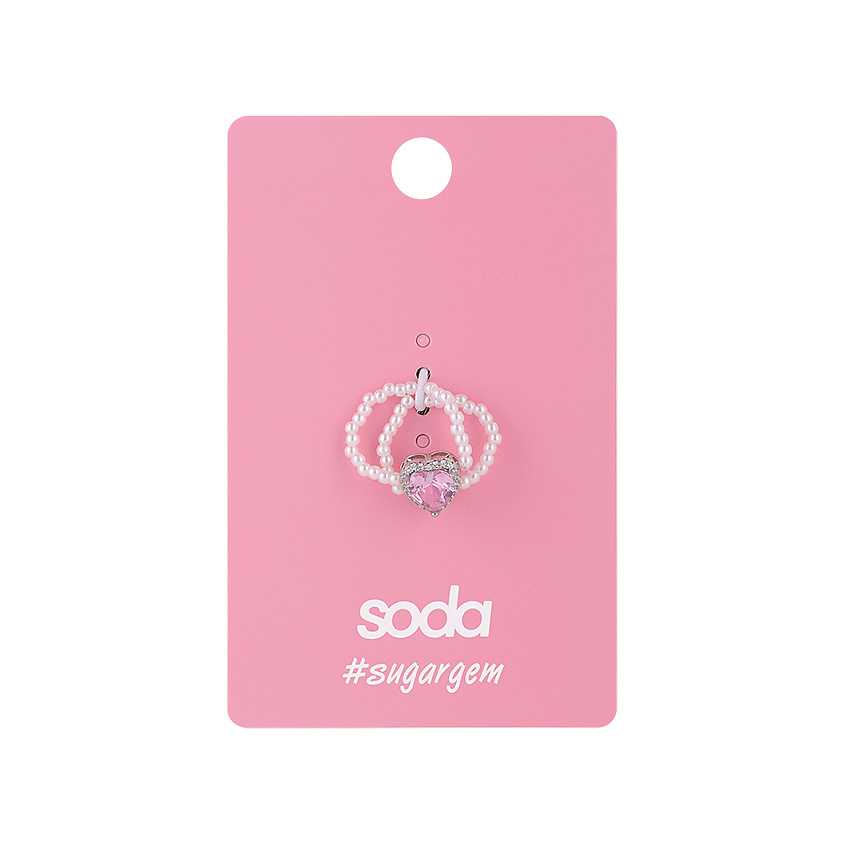 Изображение товара SODA Кольцо Heart And Pearls, 1 шт.