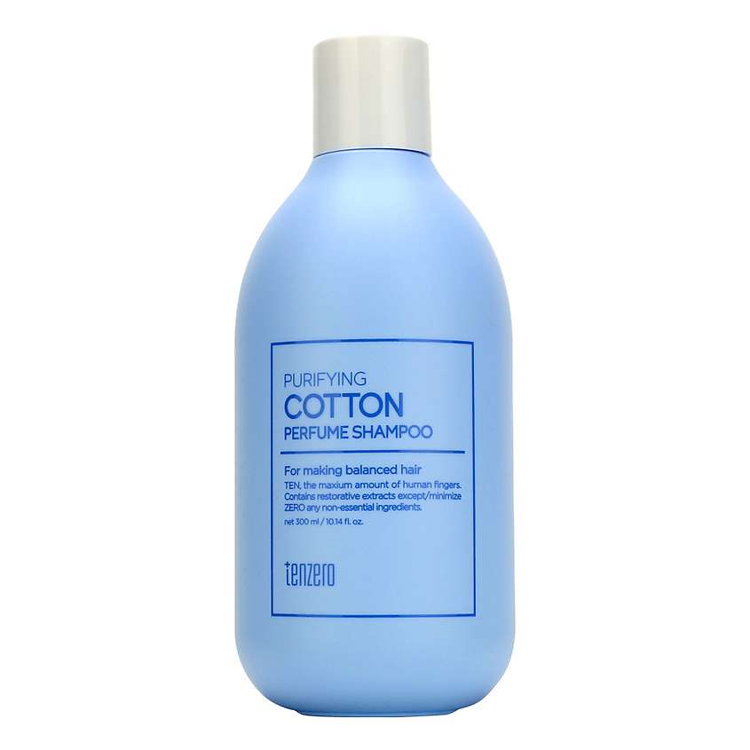 Изображение товара Парфюмированный шампунь TENZERO с ароматом хлопка 300 мл для всех типов волос