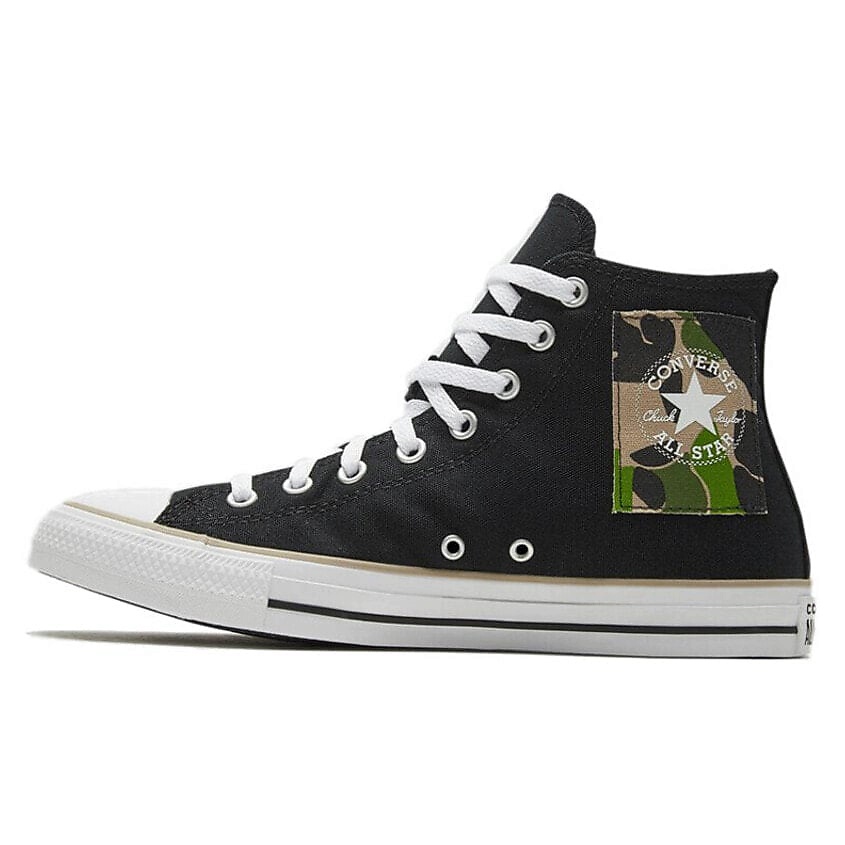 Изображение товара Кроссовки Converse Chuck Taylor All Star Black White Camo Patch 39.5EU мужские спортивные обувь