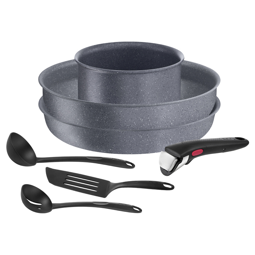 Изображение товара Набор посуды TEFAL Ingenio Natural Force L3969072 7 предметов для готовки и хранения