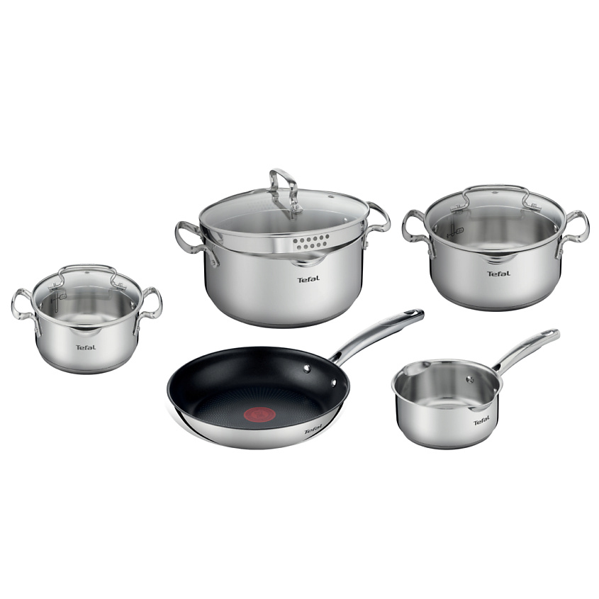 Изображение товара Набор посуды TEFAL Duetto+ G732S855 8 предметов для индукционных плит