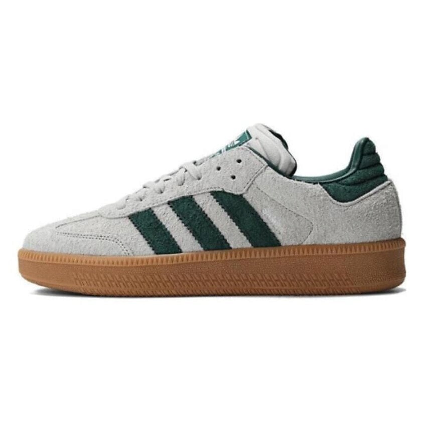 Изображение товара Кроссовки Adidas Original Samba Xlg Putty Grey Collegiate Green, размер 371⁄3 - мужская обувь для с