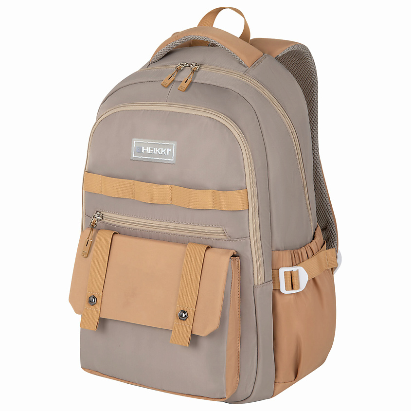 Изображение товара HEIKKI Рюкзак GOODLY 2 отделения, отделение для ноутбука, цвет: Бежевый, размер: 46х33х18 см