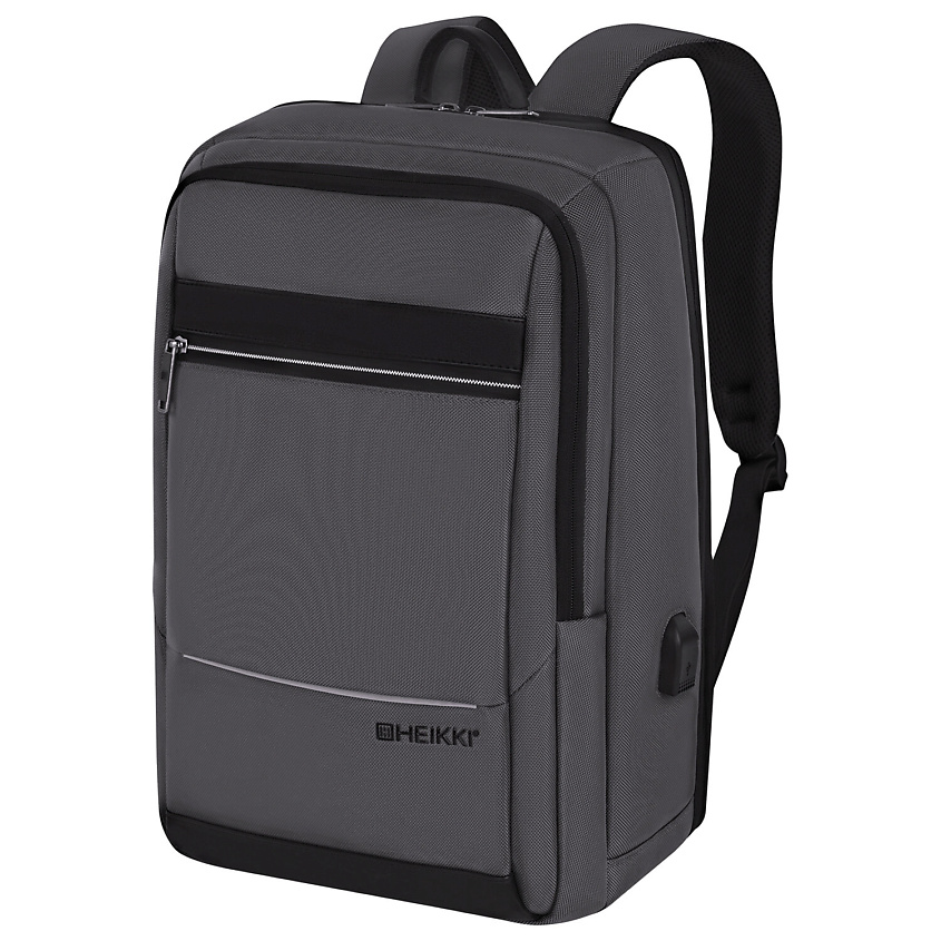 Изображение товара Рюкзак HEIKKI ELECT для ноутбука 15,6 со встроенным USB-портом серый