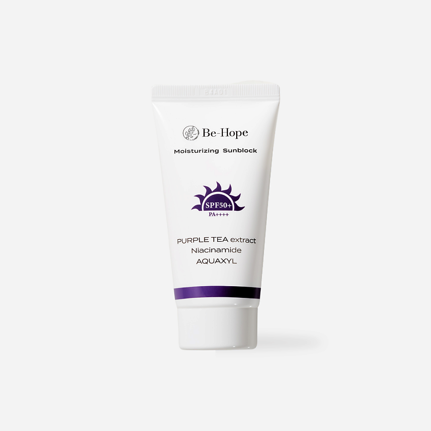 Изображение товара BEHOPE Солнцезащитный крем для лица Luxury VEGAN Moisturizing Sunblock SPF 50+ PA++++, 1 шт.