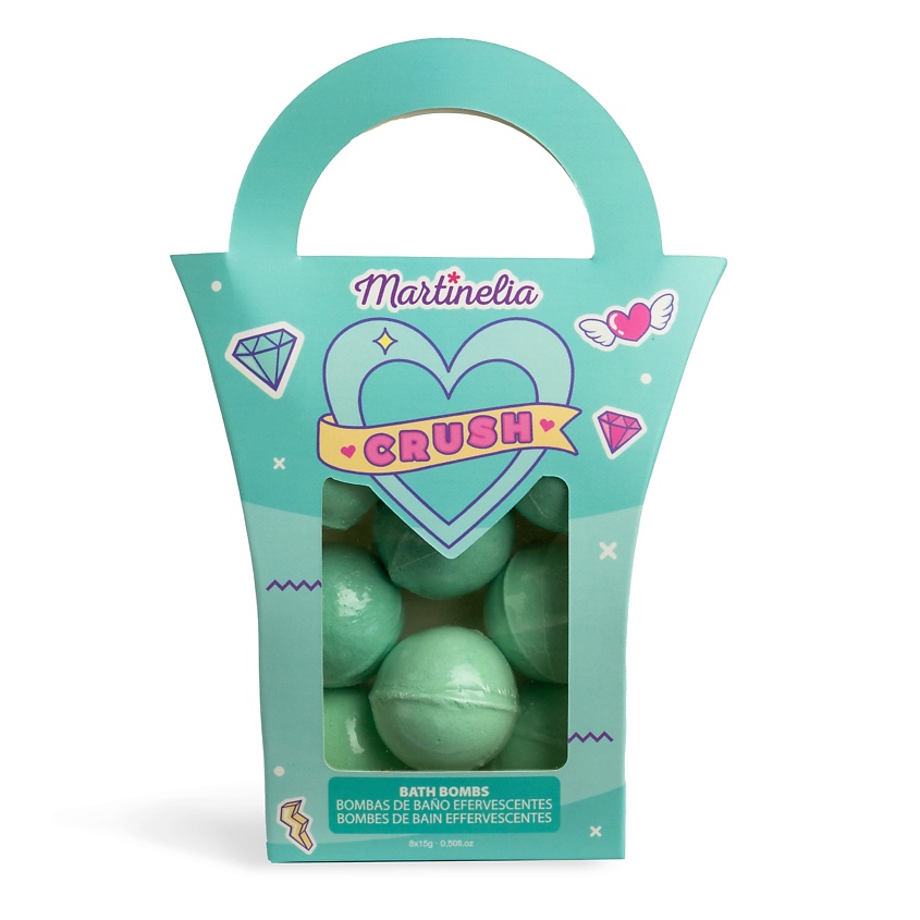 Изображение товара MARTINELIA Набор бомбочек для ванны, цвет: Зеленый, 1 набор