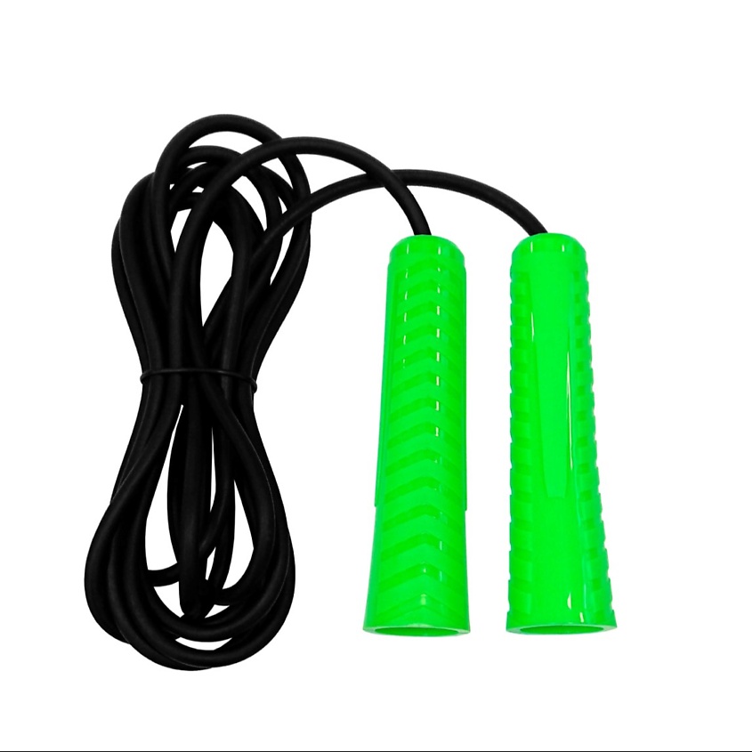 Изображение товара FORTIUS Фитнес скакалка, Зеленый, черный, комбинированный