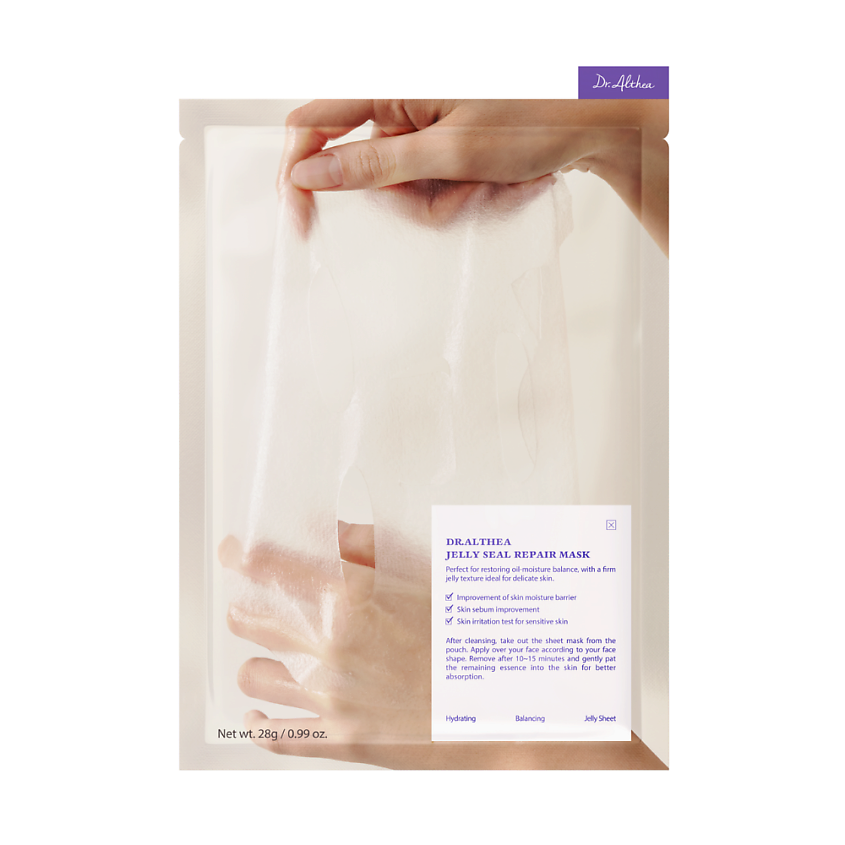 Изображение товара DR.ALTHEA Тканевая маска для лица Jelly Seal Repair Mask, 1 шт.