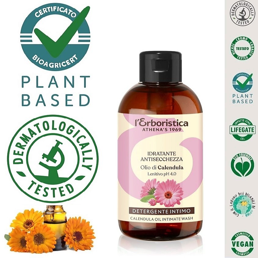 Изображение товара Натуральное средство интимной гигиены с календулой 250 мл l'ERBORISTICA
