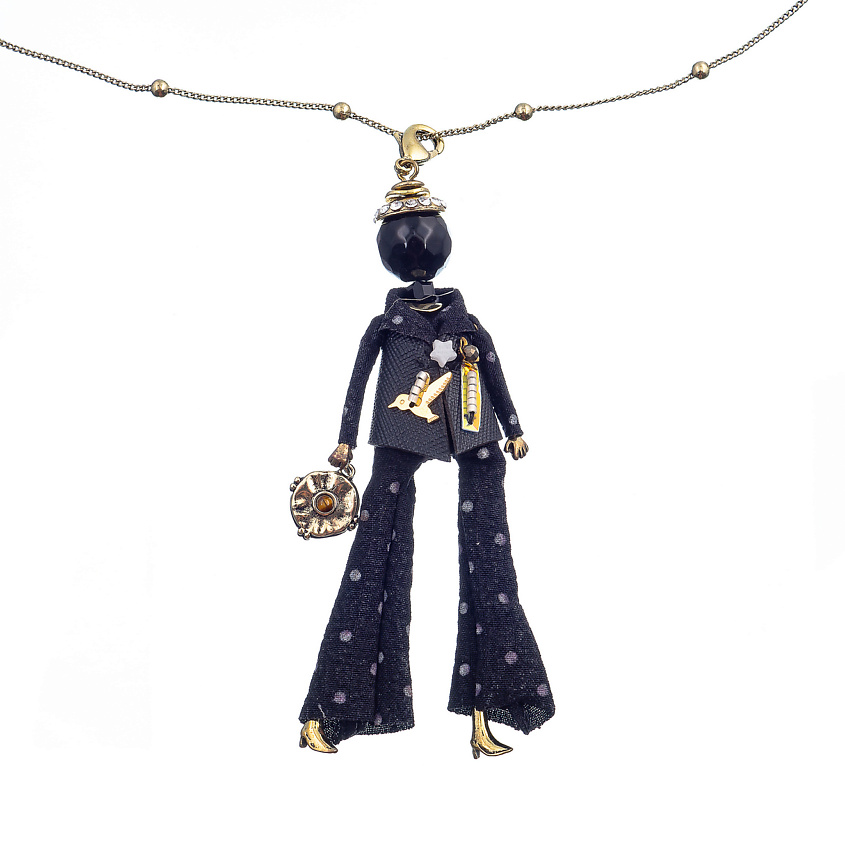 Изображение товара MIAMELIE Подвеска Miamelie, кукла Эллис, MiA-2408-CL5915, цвет: Золотой, размер: 81см