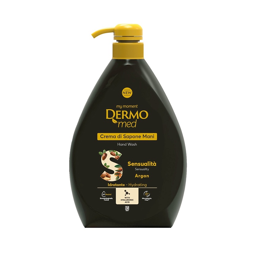 Изображение товара DERMOMED Крем-мыло для рук с арганой "SENSUALITY", 1000мл