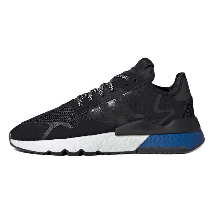 Изображение товара Кроссовки ADIDAS ORIGINAL Nite Jogger Core Black Lush Blue мужские размер 36⅔ EU