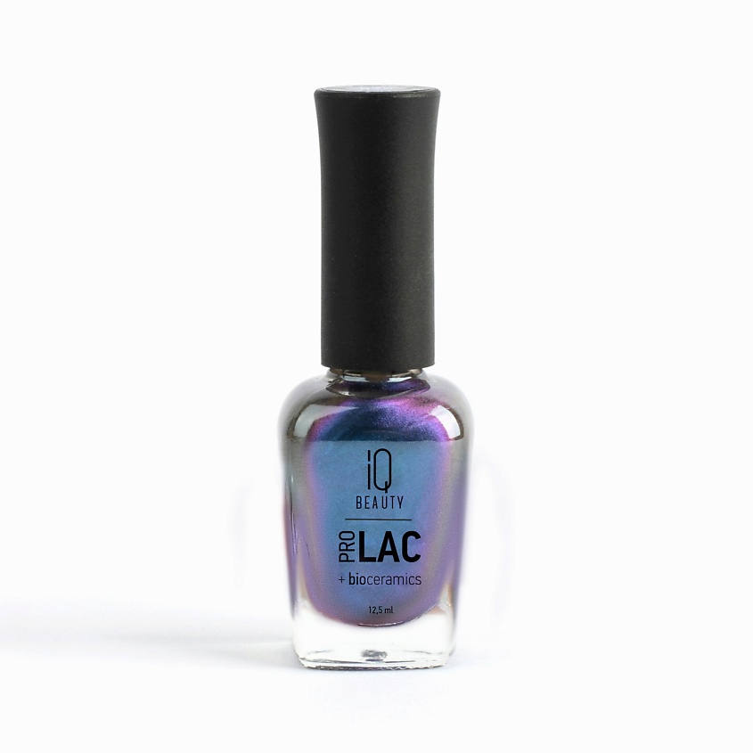 Изображение товара Укрепляющий лак для ногтей IQ BEAUTY PROLAC+bioceramics фиолетовый 10 дней стойкости