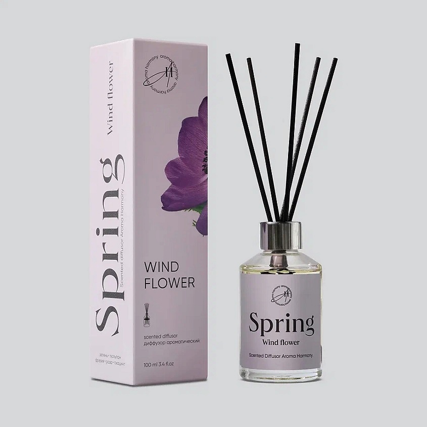 Изображение товара AROMA HARMONY Диффузор ароматический "Wind flower", 100 мл