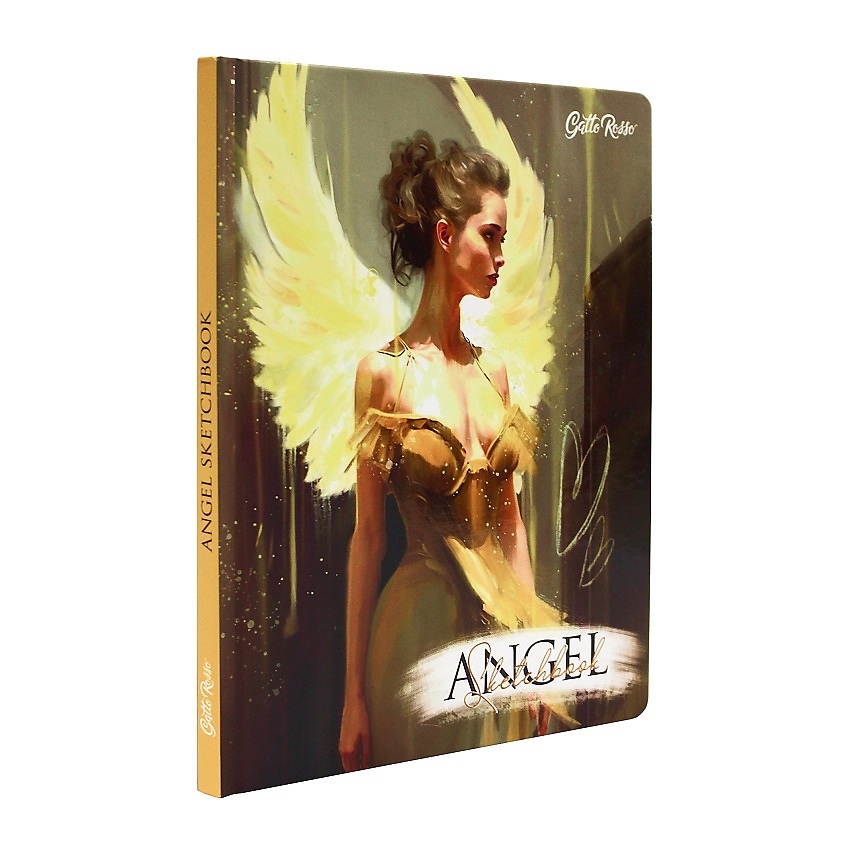 Изображение товара Скетчбук Angel in Yellow А4 64 листа Гатто Россо для рисования и заметок