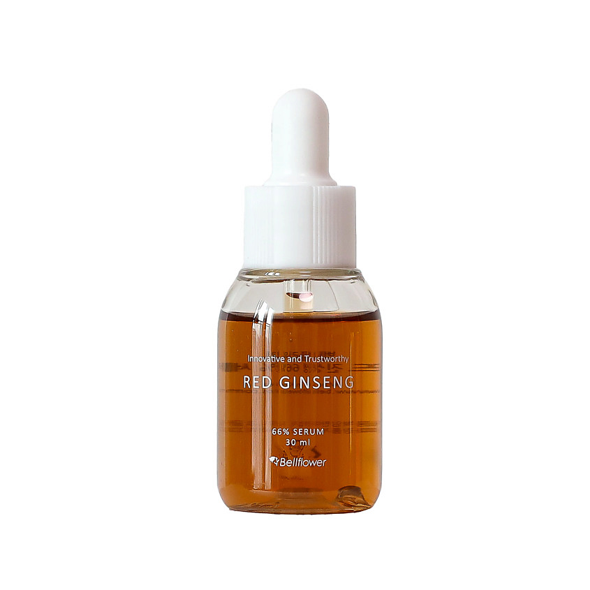 Изображение товара BELLFLOWER Сыворотка для лица с красным женьшенем Red Ginseng 66% Serum, 30 мл