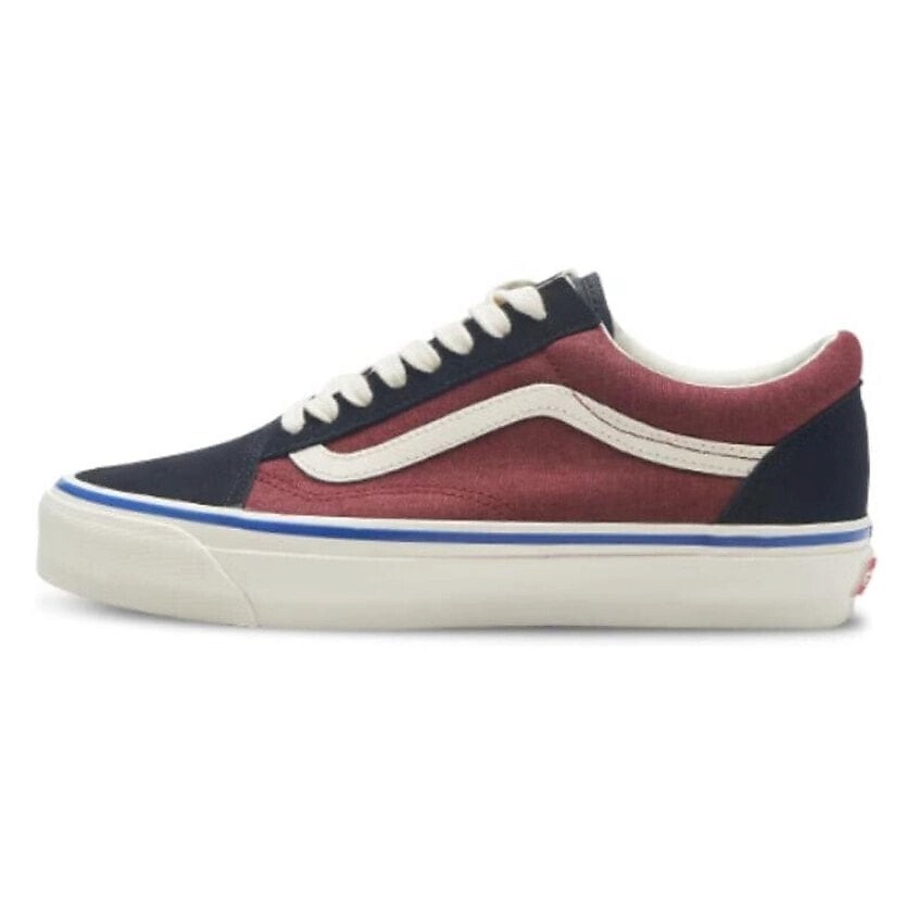 Изображение товара VANS Кроссовки Old Skool Anti-Slip Wear-Resistant Low-Top Skateboard Shoes Men's Red Black, 39.0