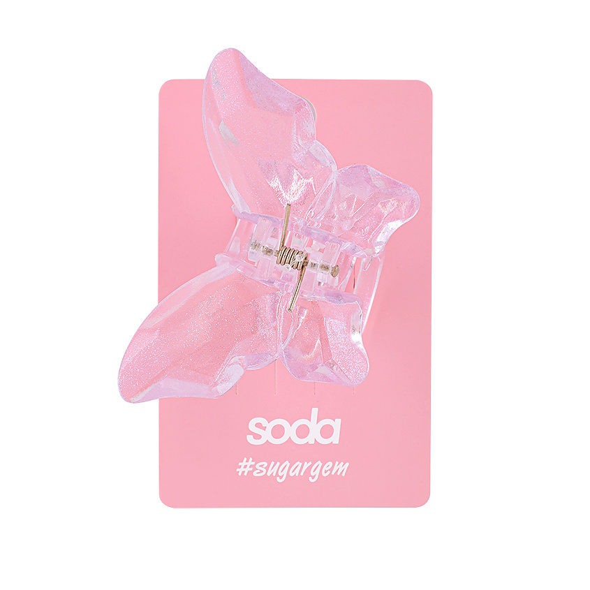 Изображение товара SODA Заколка-крабик для волос Crystal Butterfly, 1 шт.