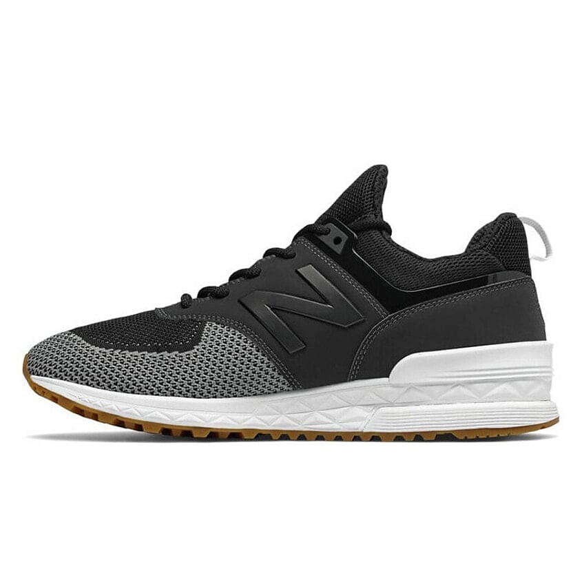 Изображение товара Кроссовки NEW BALANCE 574 Sport Shoes черно-серые мужские стильные и комфортные