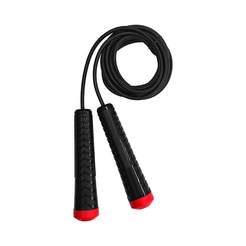 Изображение товара FORTIUS Скакалка, Черный, красный