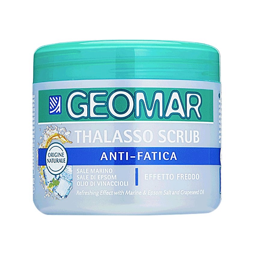 Изображение товара GEOMAR Скраб снимающий усталость, освежающий, с морской солью и маслом Талассо, 600 г