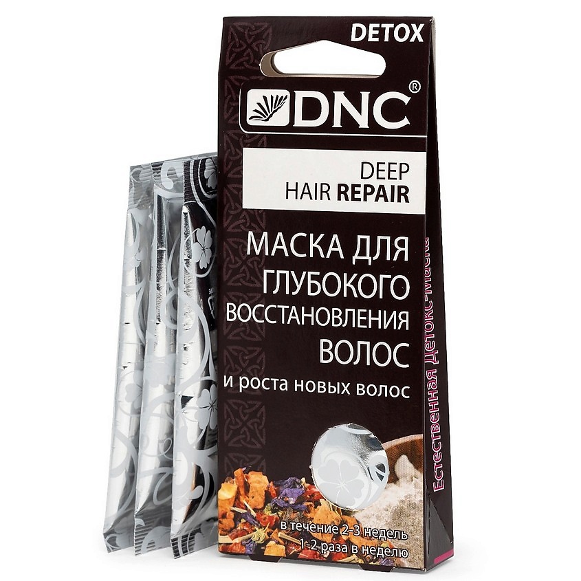 Изображение товара Маска для волос DNC Deep Hair Hair Repair восстанавливает поврежденные секущиеся волосы натуральный