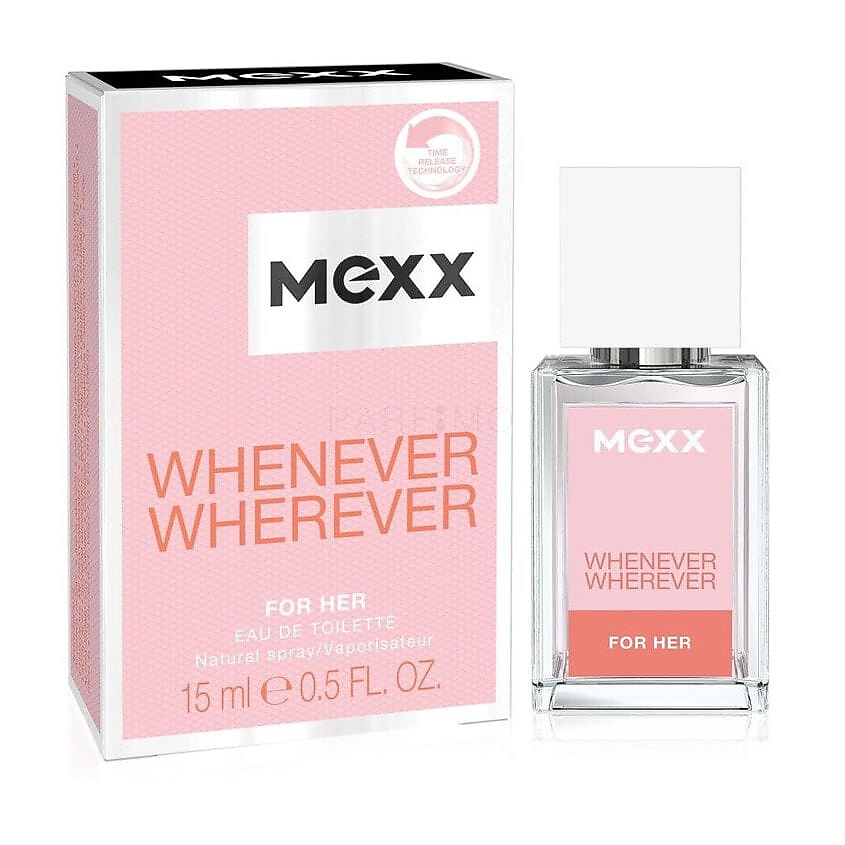 Изображение товара Tуалетная вода Mexx Whenever Wherever 15 мл для женщин свежий цветочный аромат