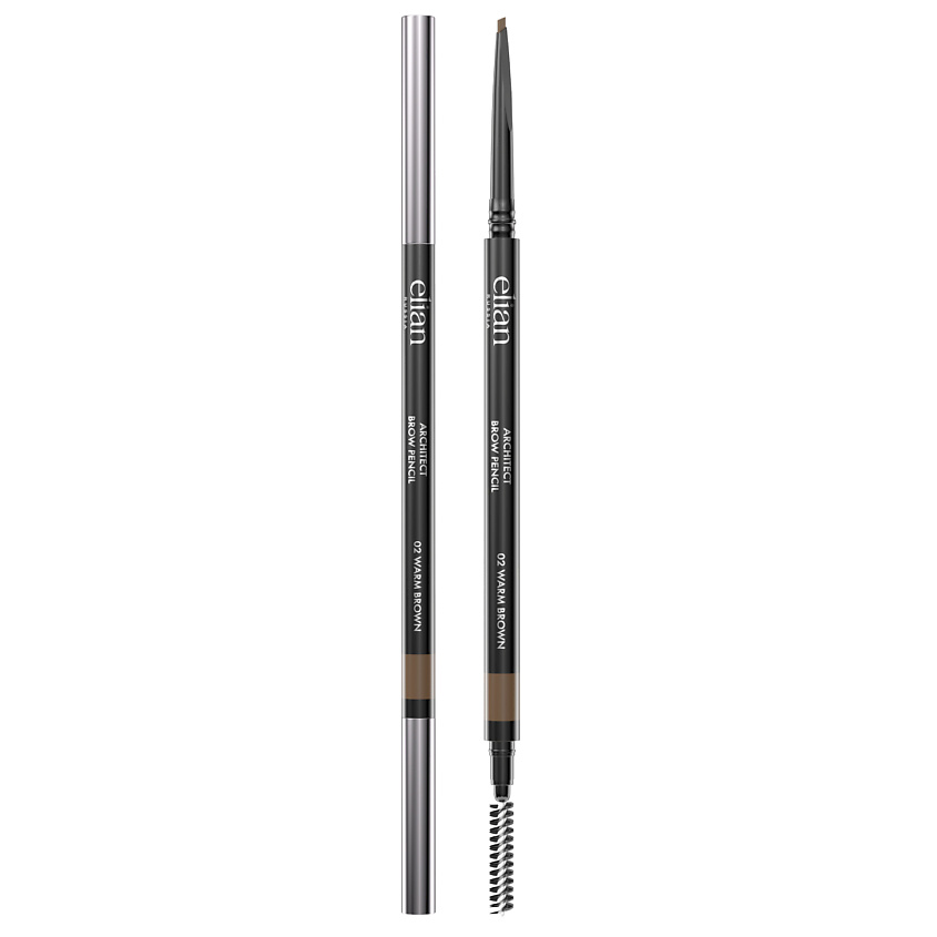 Изображение товара ELIAN Карандаш для бровей Architect Brow Pencil, 02 Warm Brown