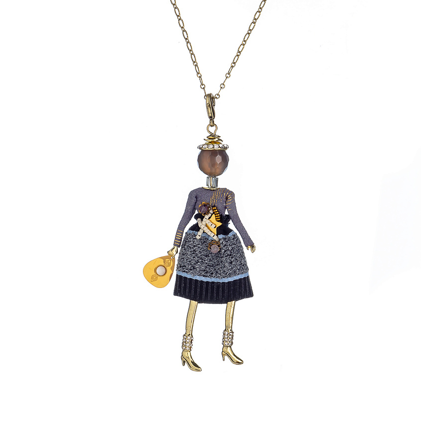 Изображение товара Подвеска кукла Дарьяна из бижутерного сплава и страз для женщин