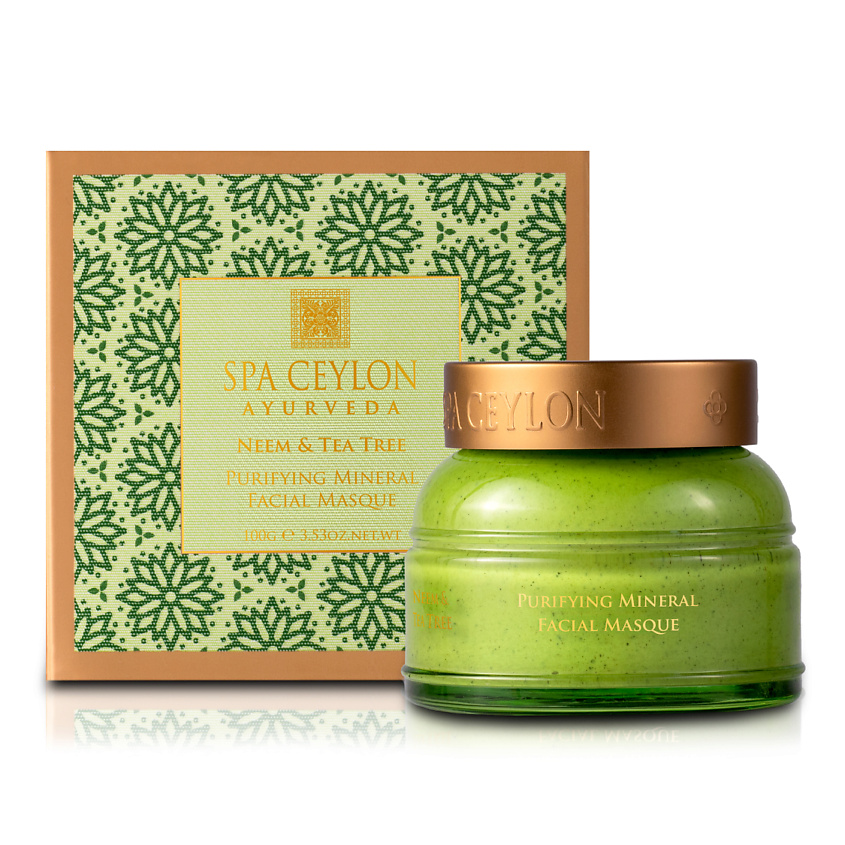 Изображение товара SPA CEYLON Очищающая минеральная маска "НИМ И ЧАЙНОЕ ДЕРЕВО", 100 гр