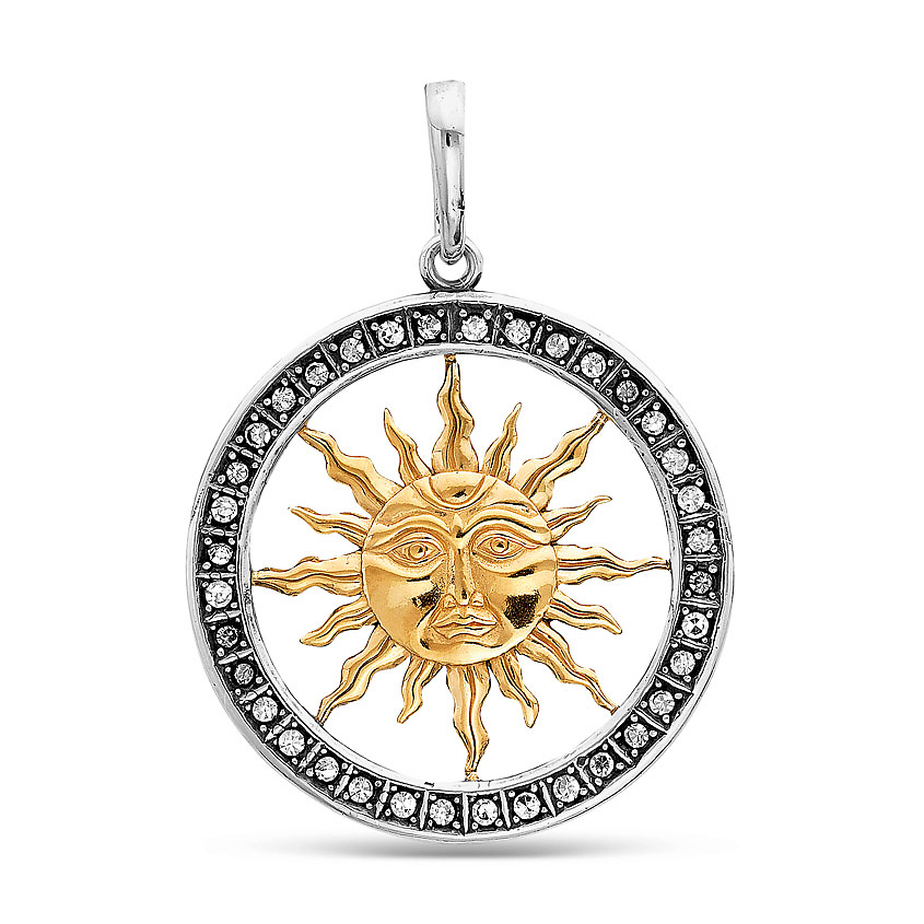 Изображение товара Подвеска Красная пресня с серебрением и стеклом PRECIOSA унисекс