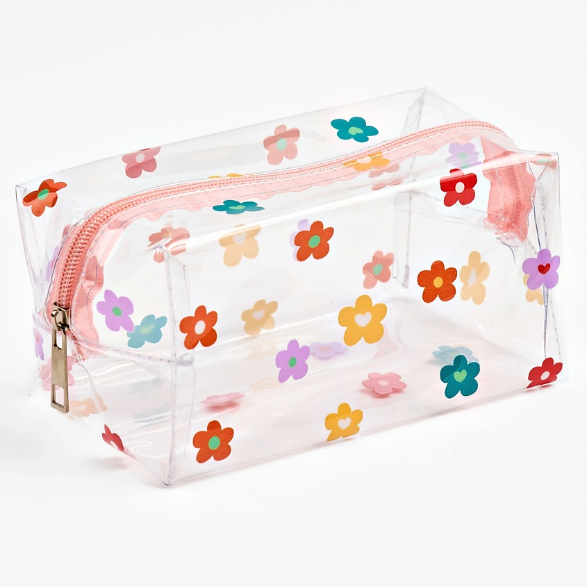 Изображение товара TRENDPLACE Косметичка пенал прозрачная органайзер дорожный, Оранжевый