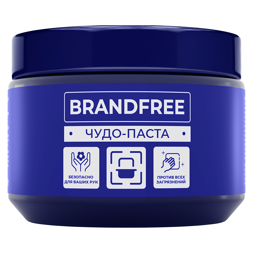 Изображение товара BRANDFREE Чистящая паста для уборки, пятновыводитель для твёрдых поверхностей, 1 шт.